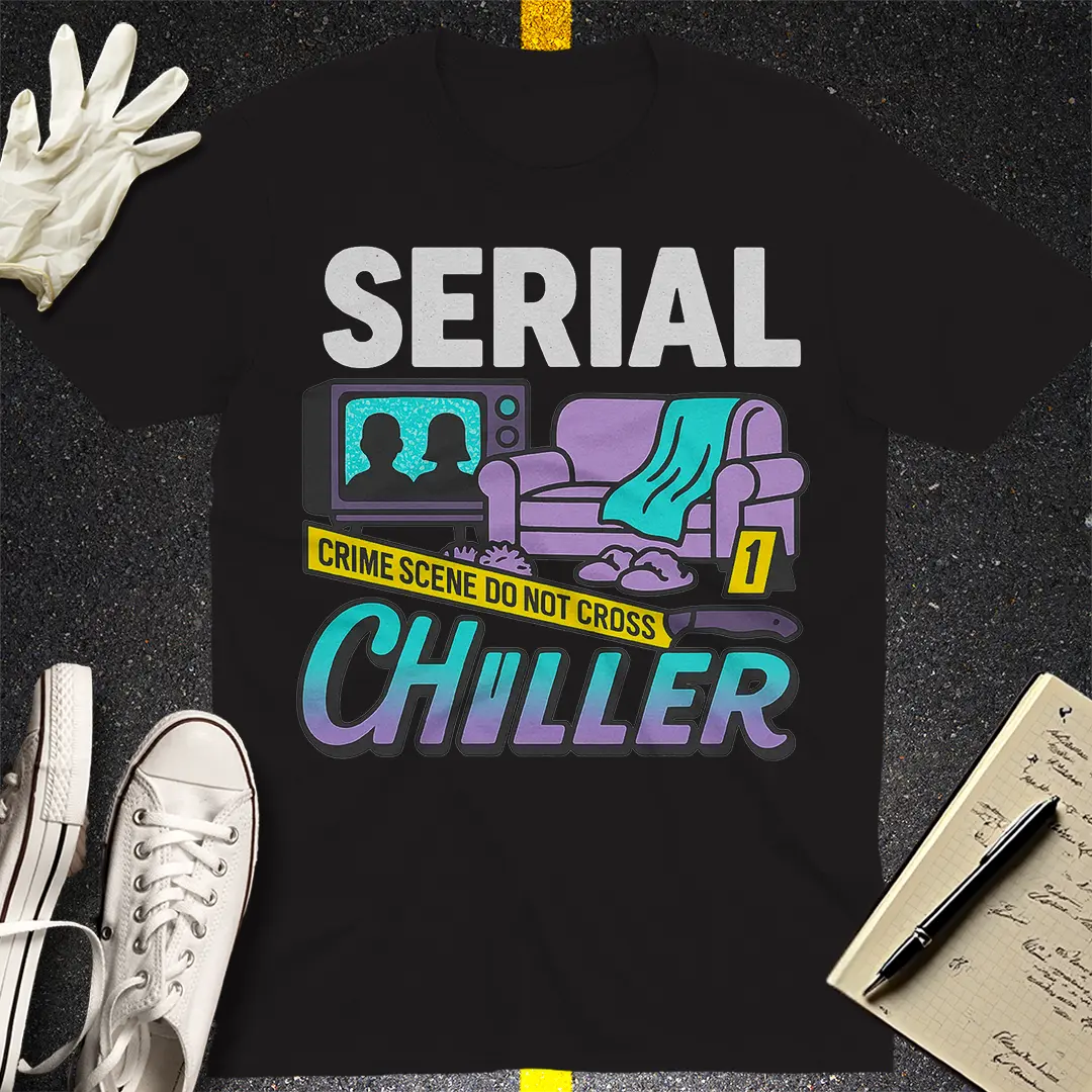 Serial Chiller T-Shirt - Black