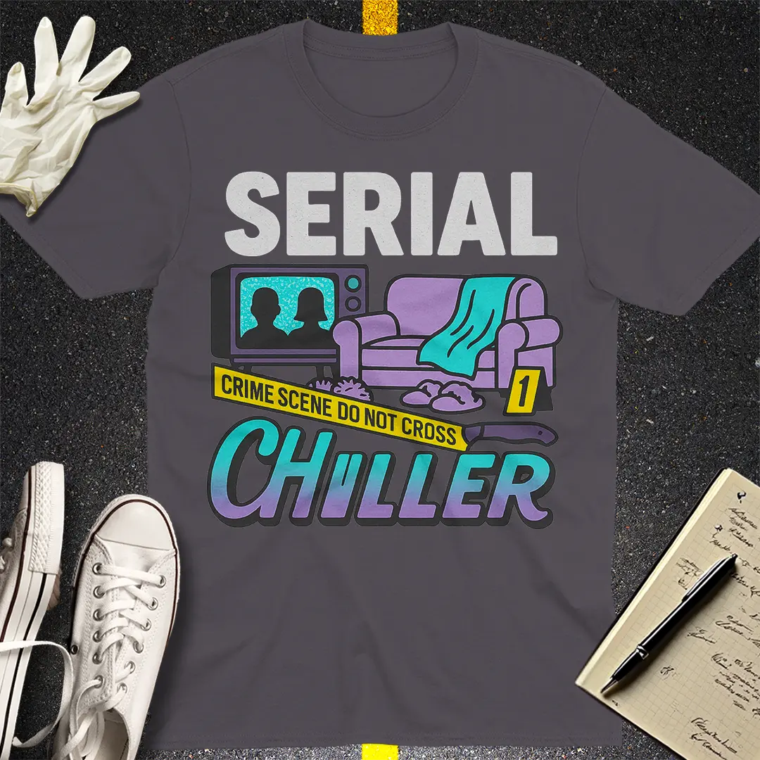 Serial Chiller T-Shirt - Charcoal