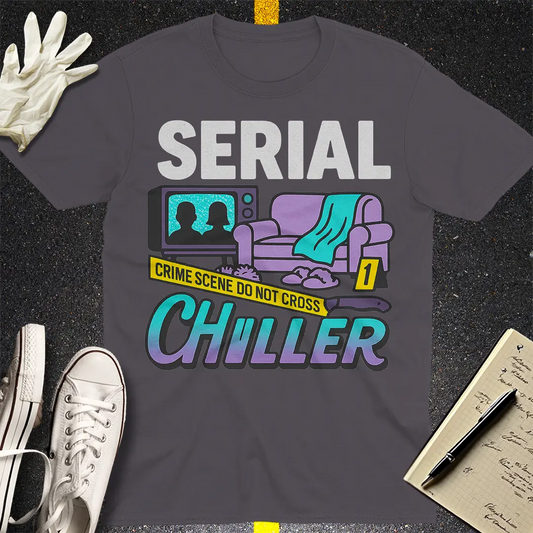 Serial Chiller T-Shirt - Charcoal