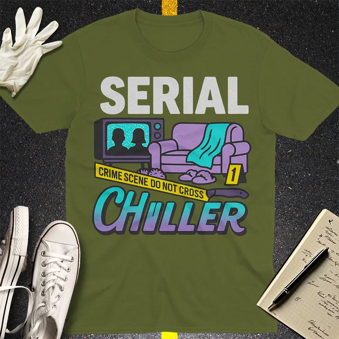 Serial Chiller T-Shirt - Military Green