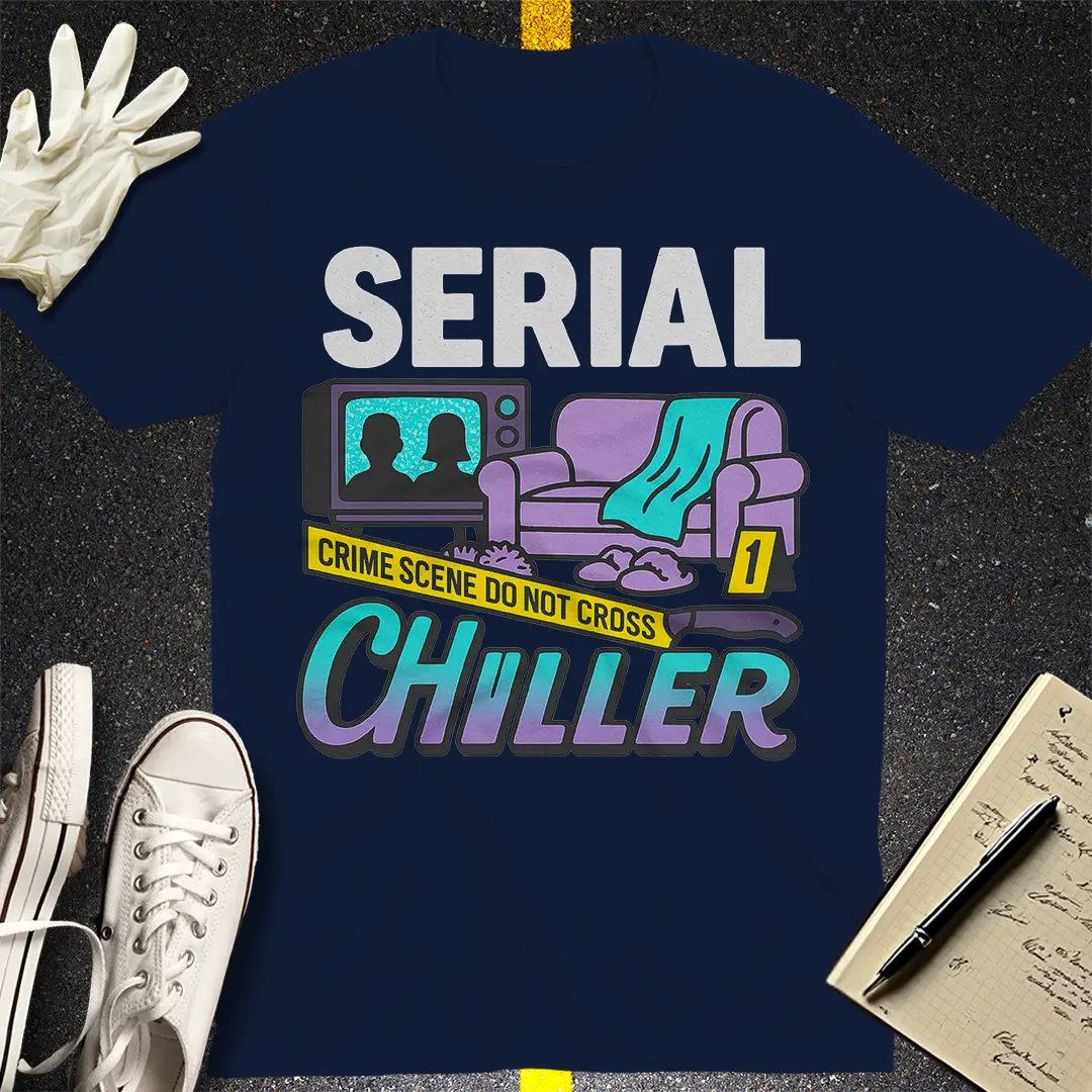 Serial Chiller T-Shirt - Navy