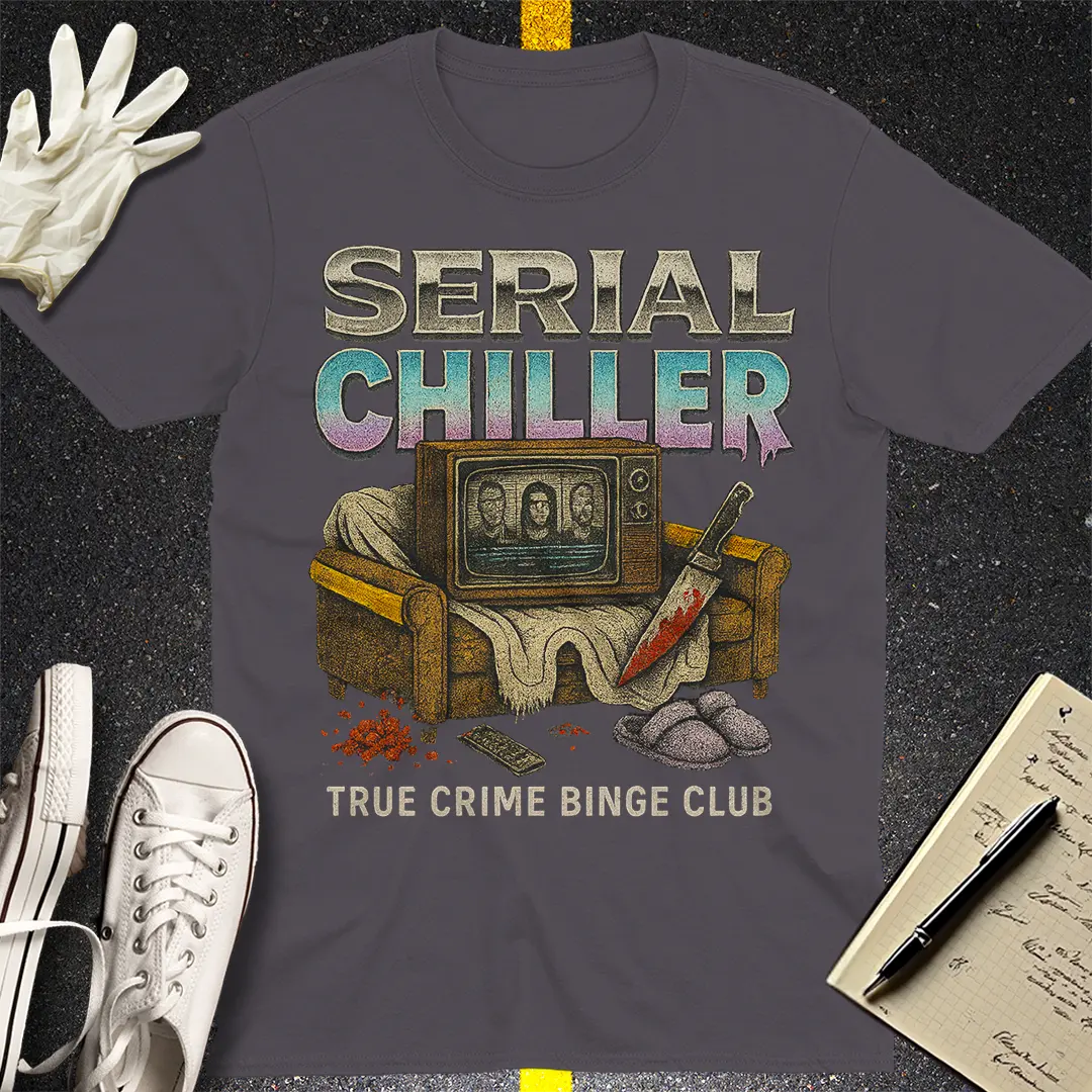 Serial Chiller T-Shirt - Charcoal
