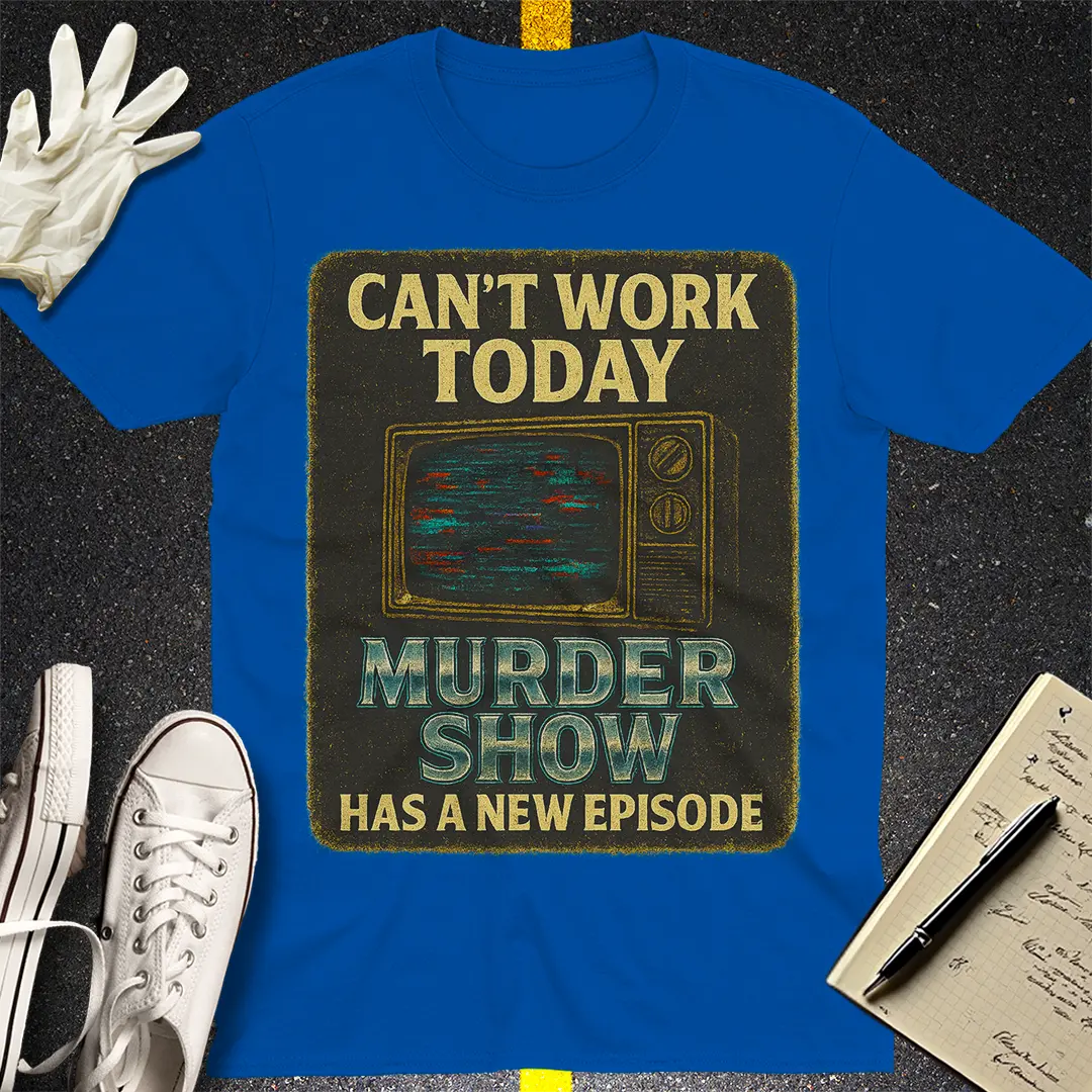Murder Show Binge T-Shirt - Royal