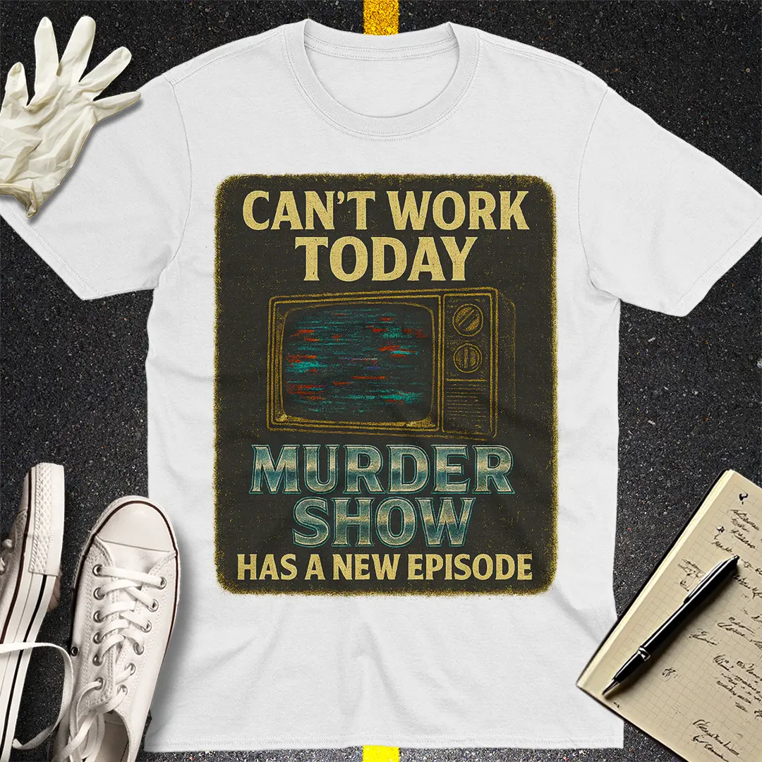 Murder Show Binge T-Shirt - White