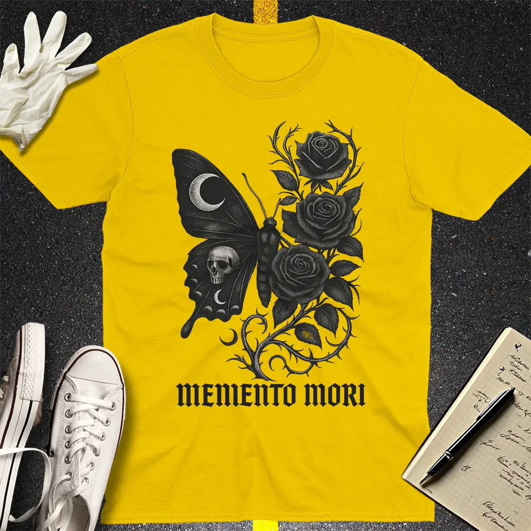 Memento Mori Gothic T-Shirt - Daisy