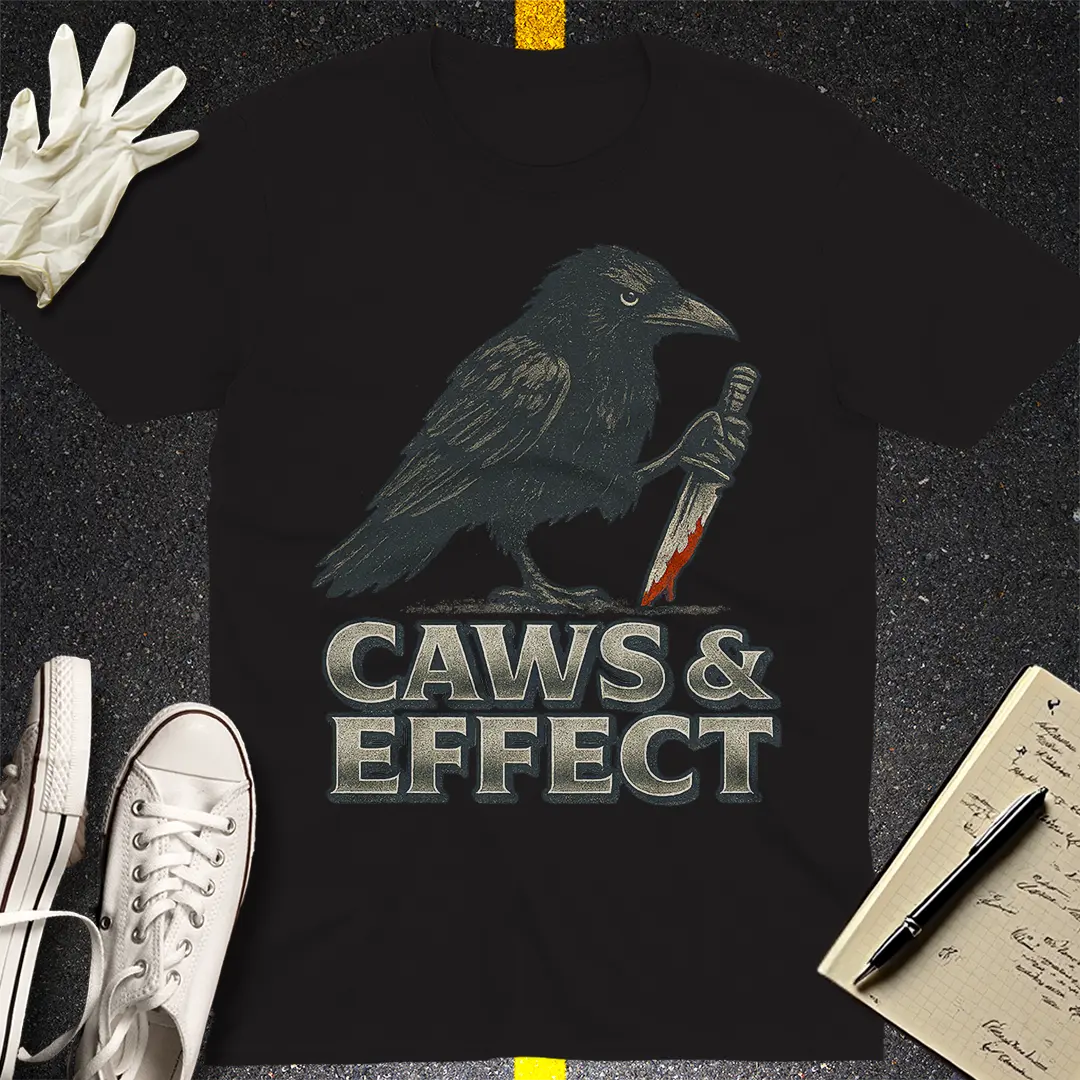 Caws & Effect T-Shirt - Black