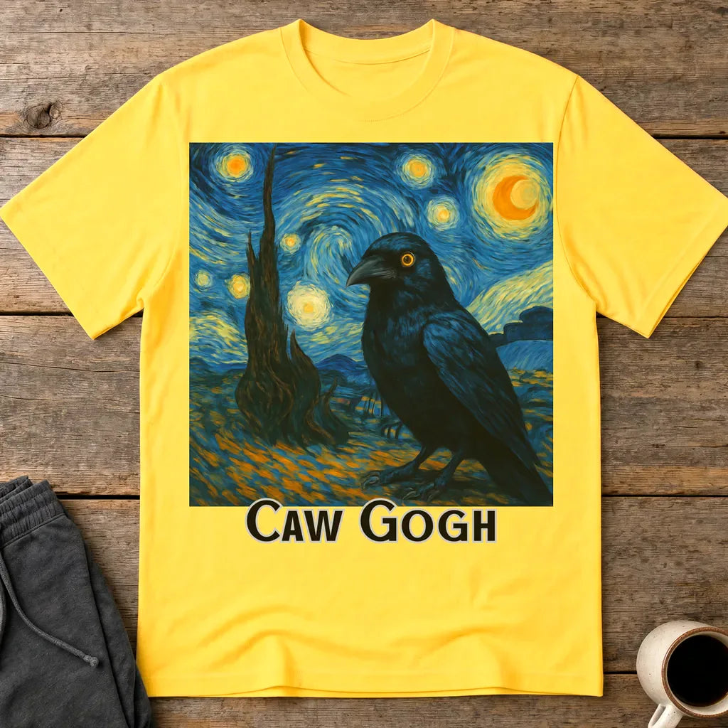 Caw Gogh T-Shirt - Daisy