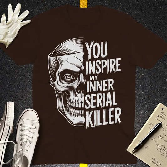 Inner Serial Killer T-Shirt - Dark Chocolate