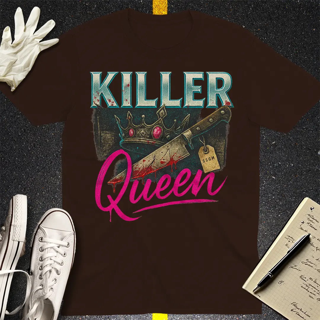 Killer Queen T-Shirt - Dark Chocolate