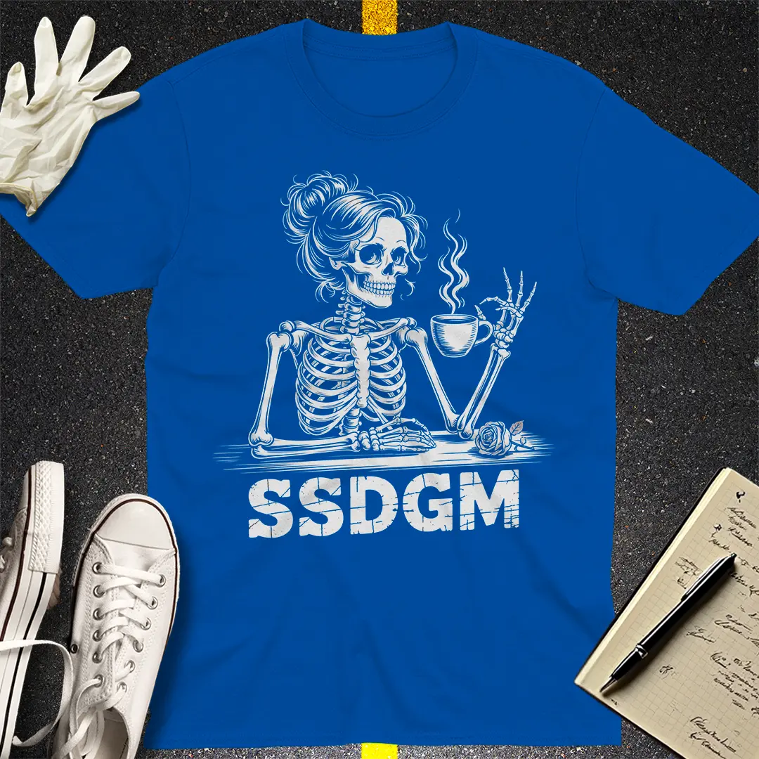 Stay Sexy Skeleton T-Shirt - Royal