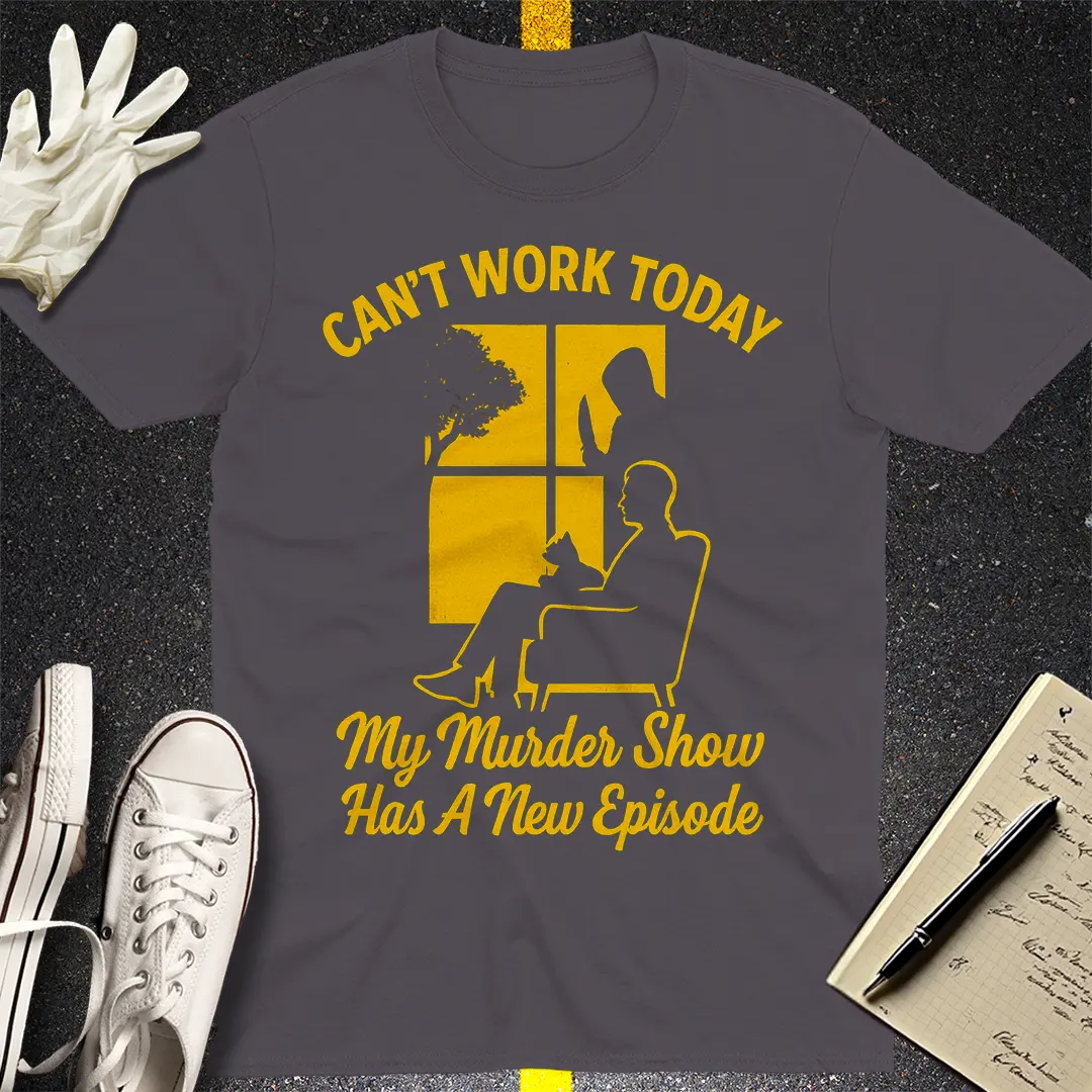 Murder Show Marathon T-Shirt - Charcoal