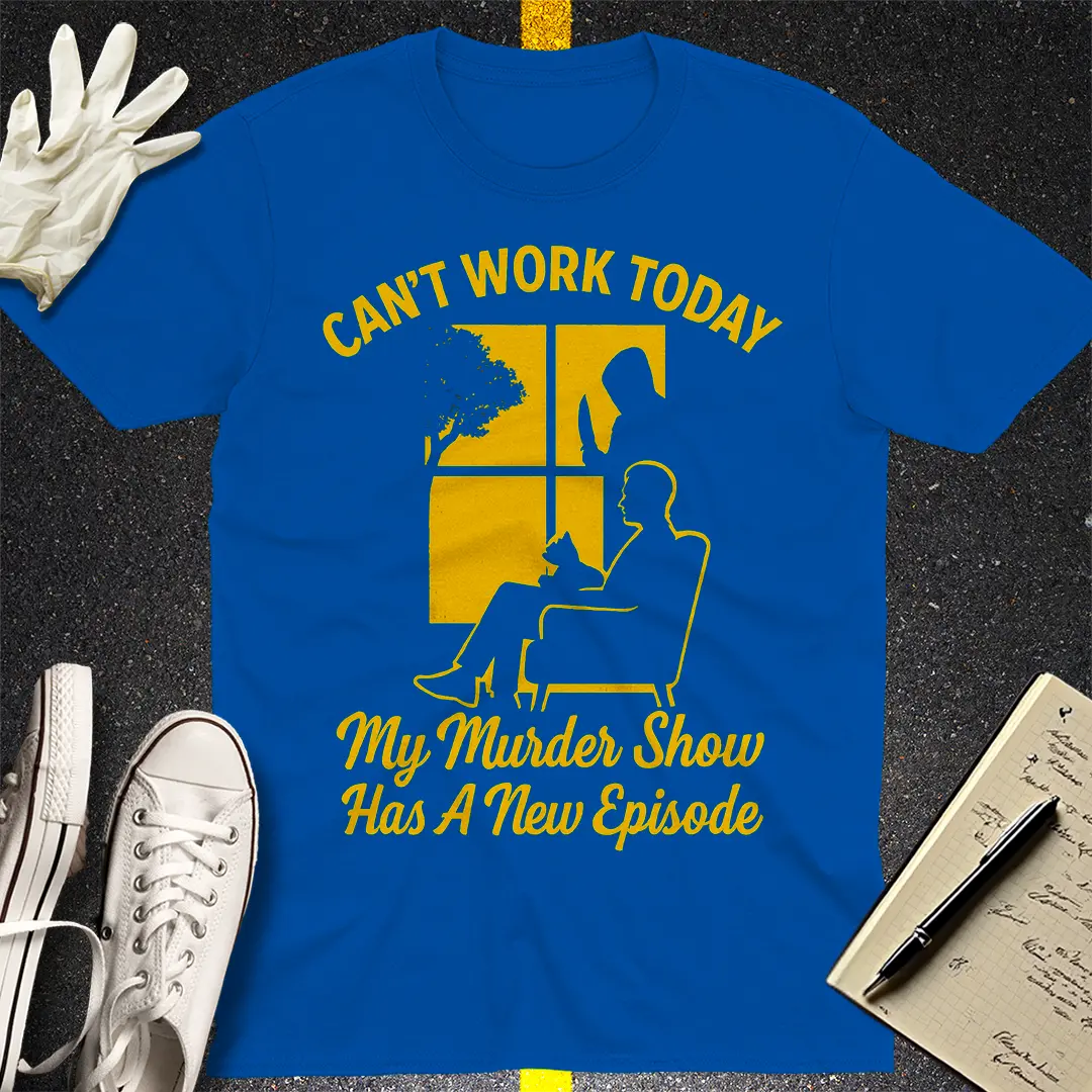 Murder Show Marathon T-Shirt - Royal