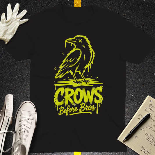 Crows Before Bros T-Shirt - Black