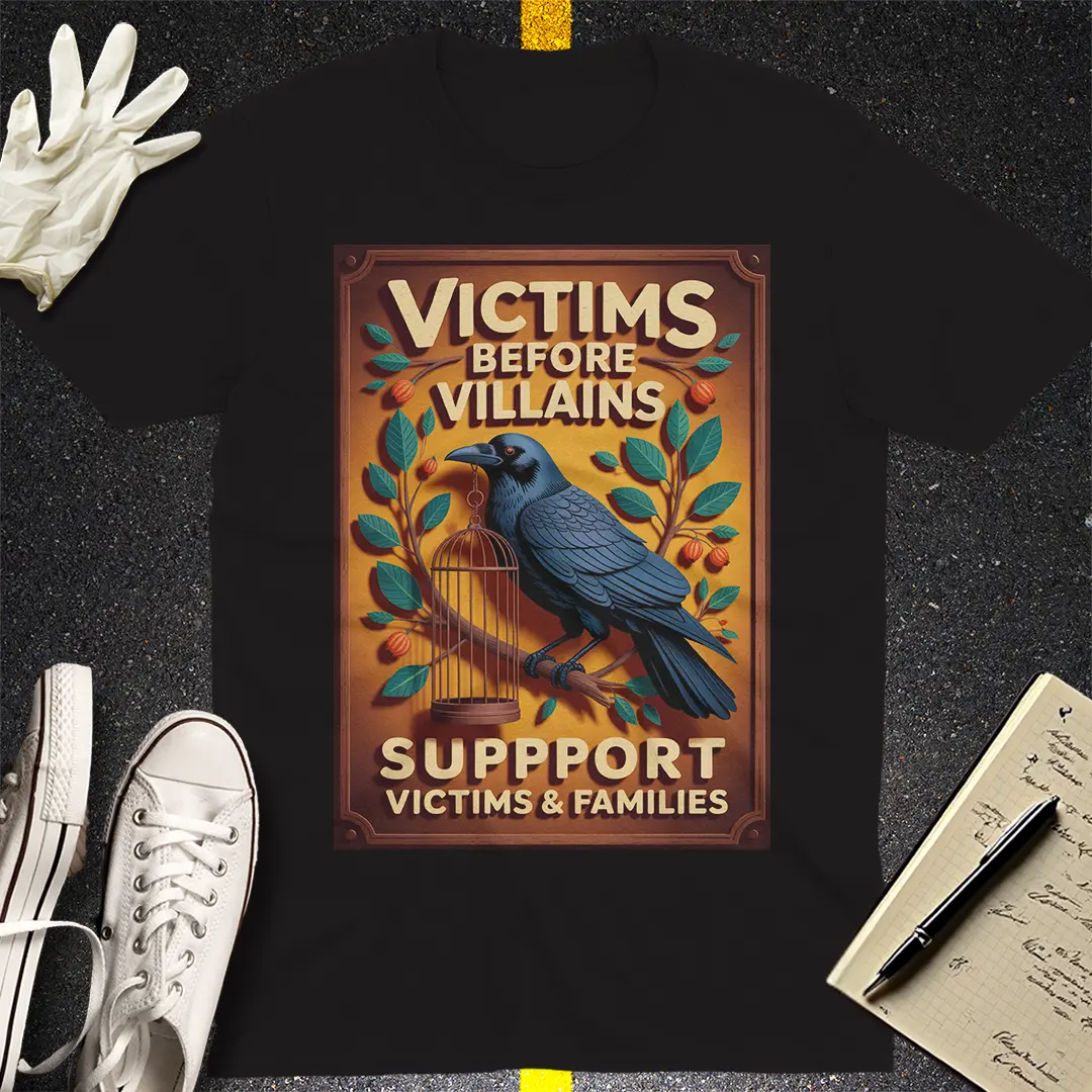 Victims Before Villains T-Shirt - Black