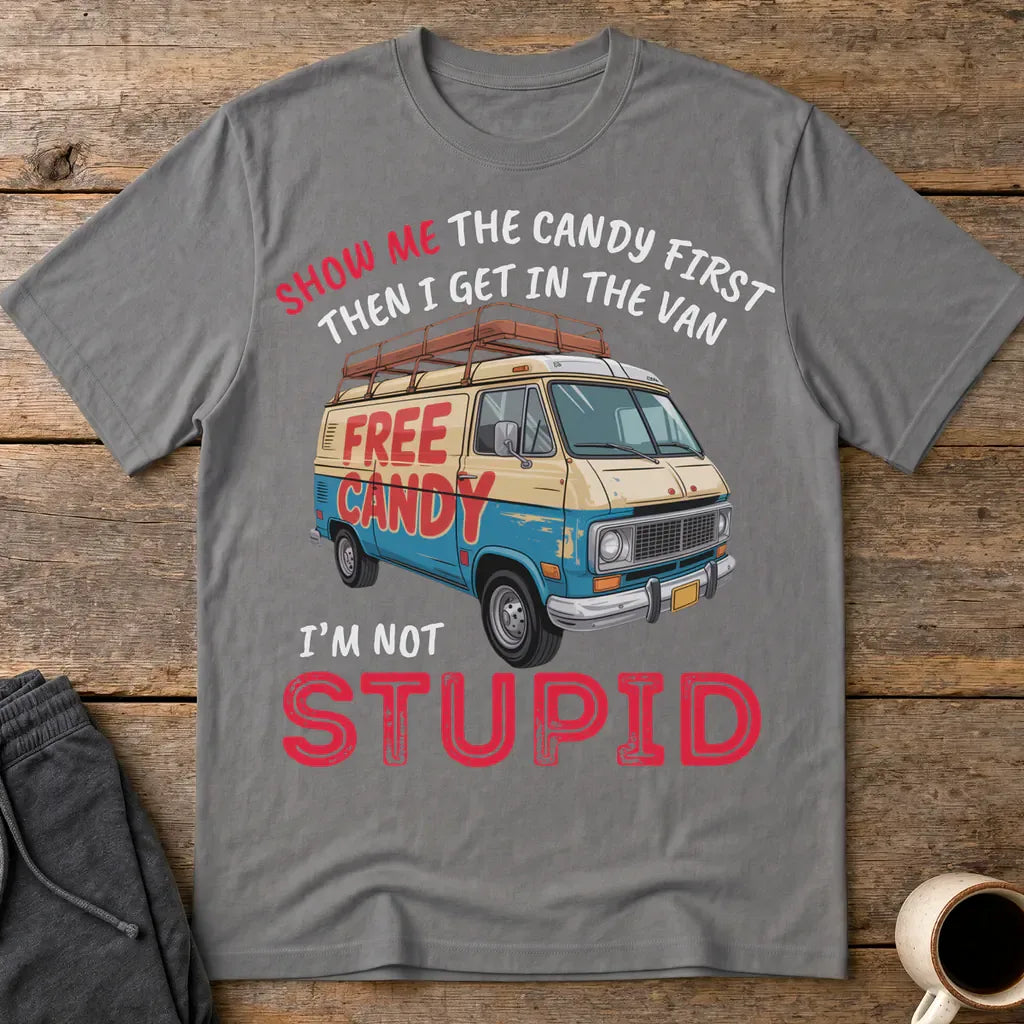 Show Me Stupid T-Shirt - Charcoal