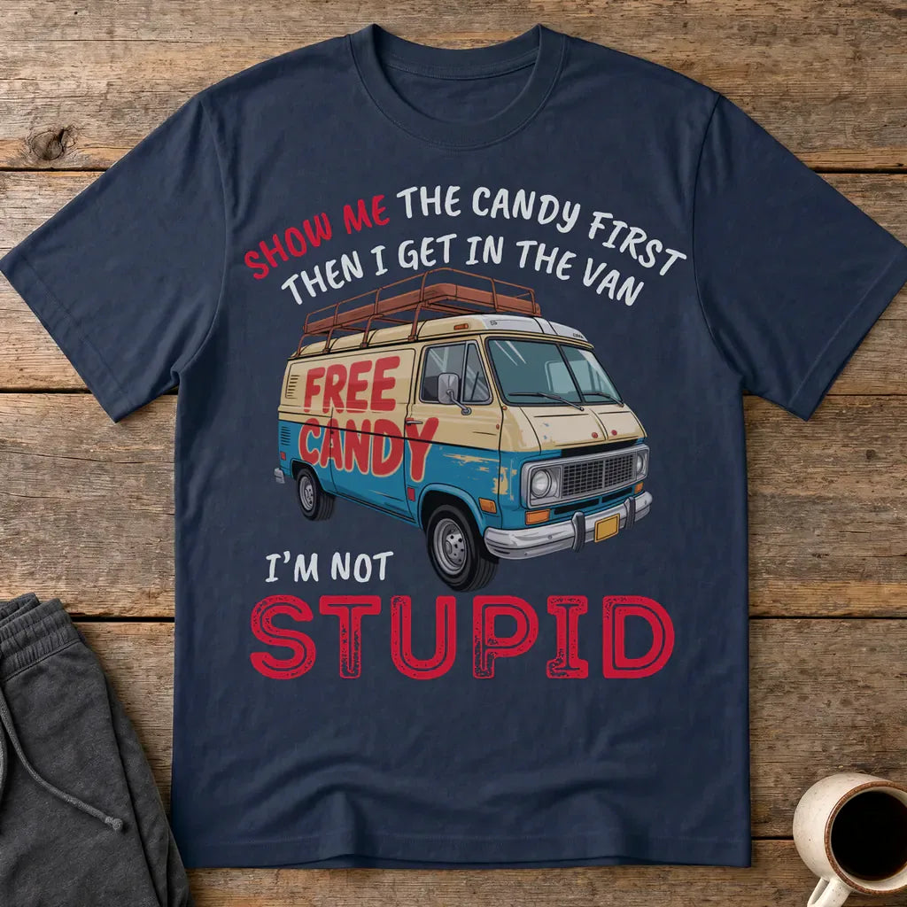 Show Me Stupid T-Shirt - Navy