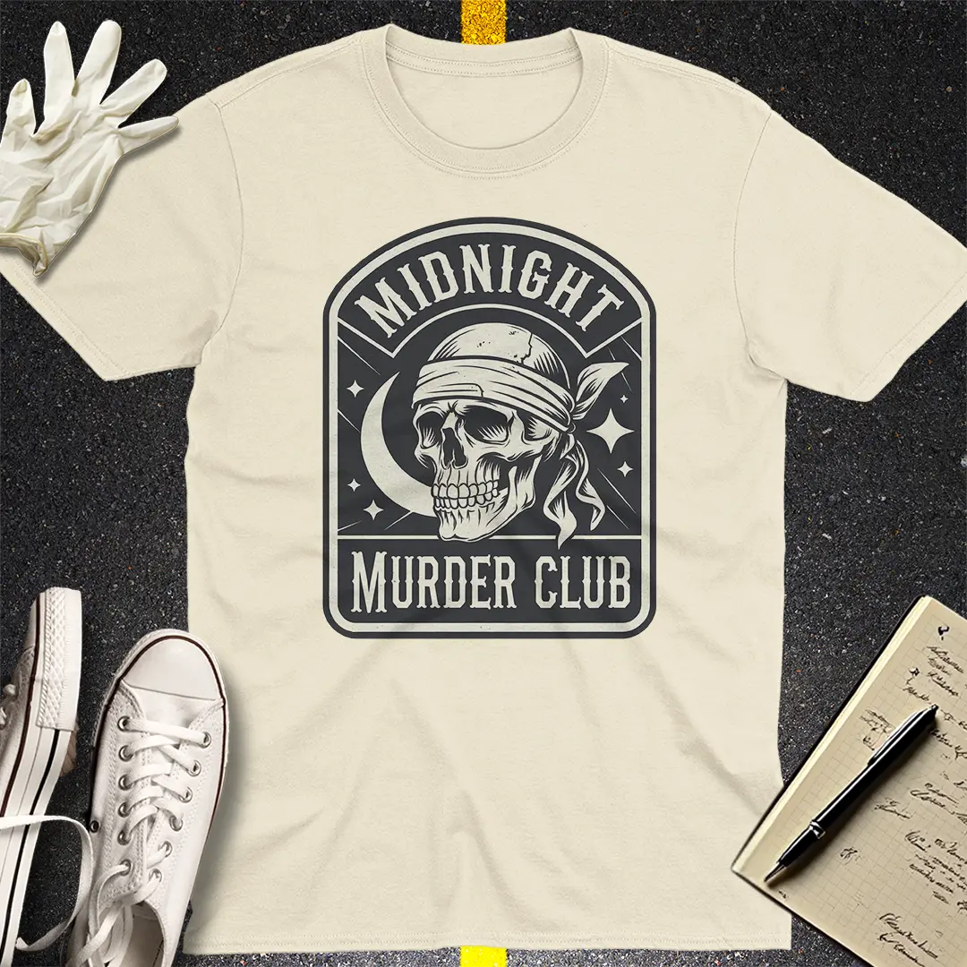 Midnight Murder Club T-Shirt - Natural