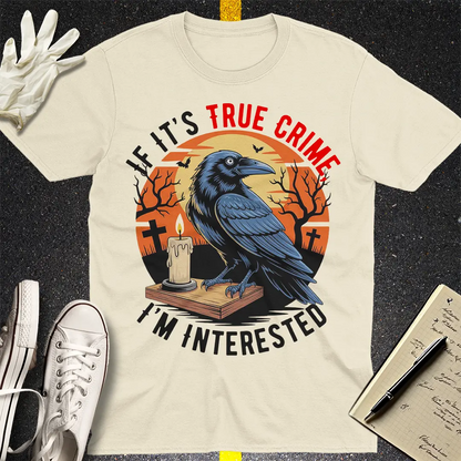 True Crime Raven T-Shirt - Natural
