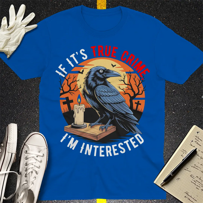 True Crime Raven T-Shirt - Royal