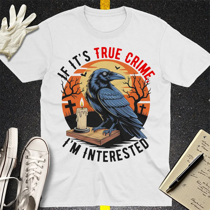 True Crime Raven T-Shirt - White