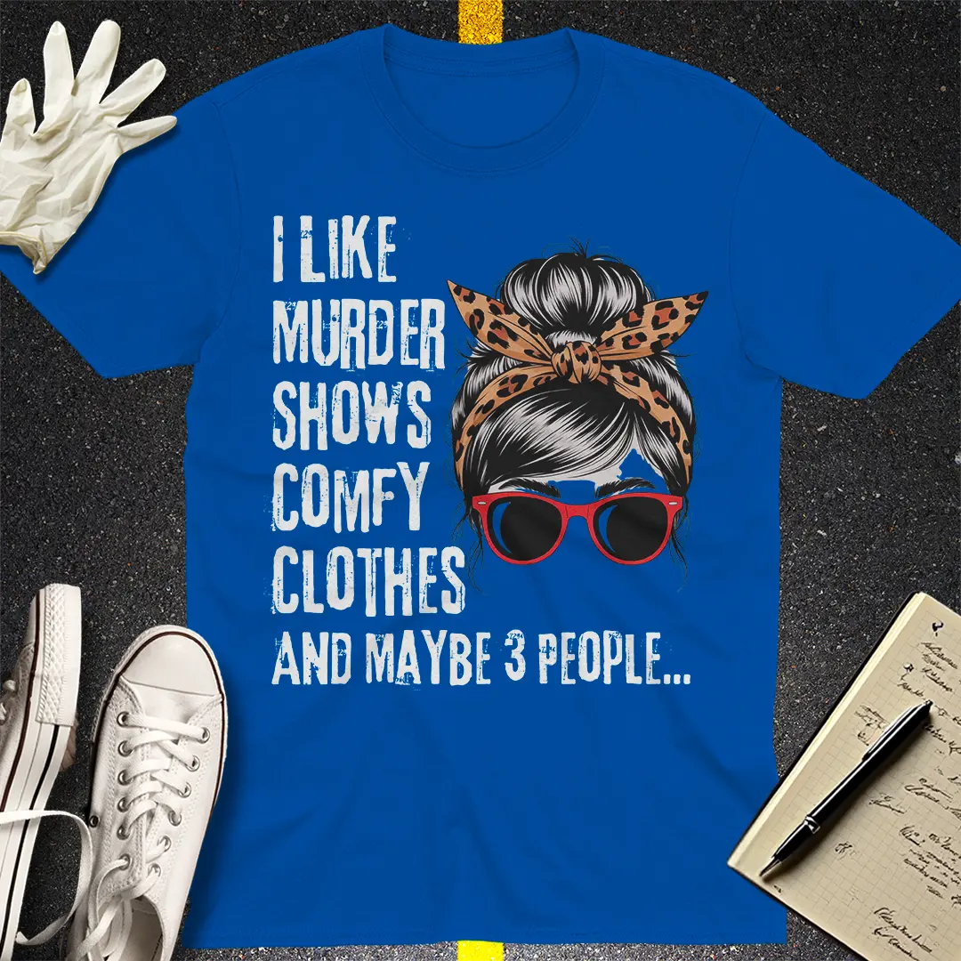 Messy Bun Legal Fun T-Shirt - Royal