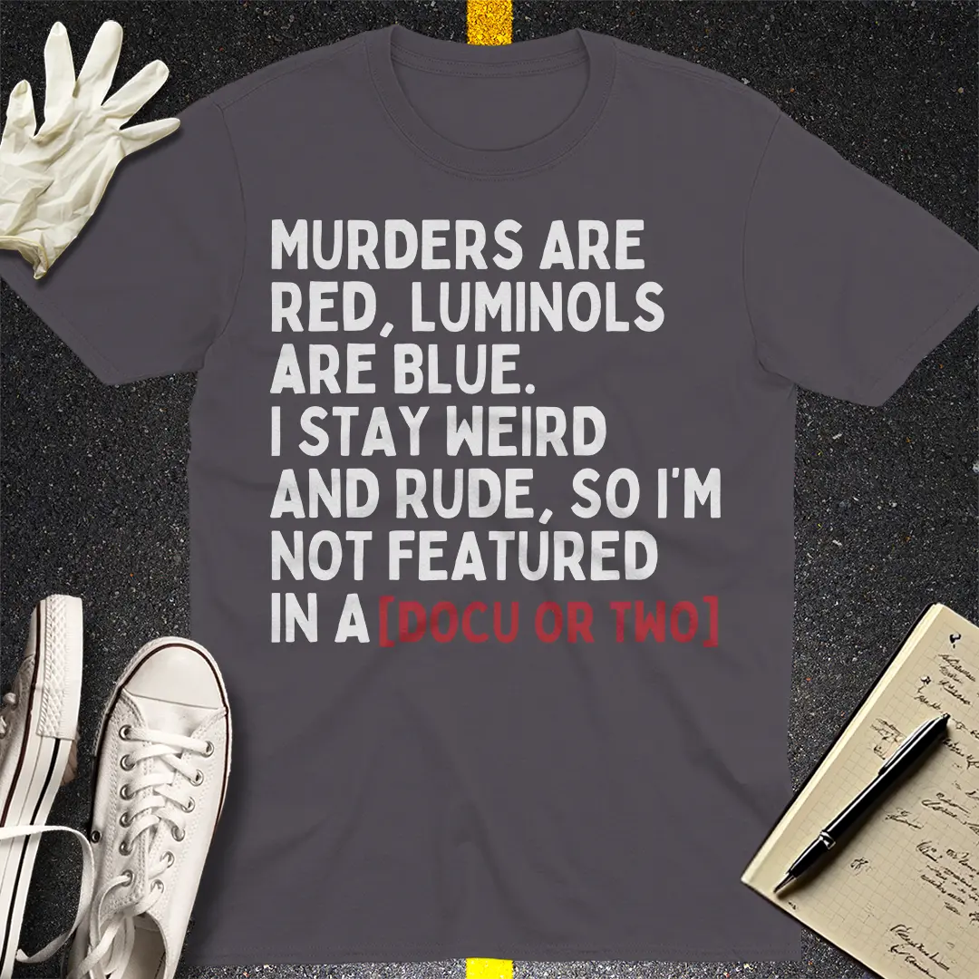 Docu or Two T-Shirt - Charcoal