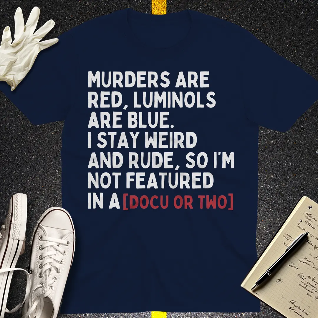 Docu or Two T-Shirt - Navy