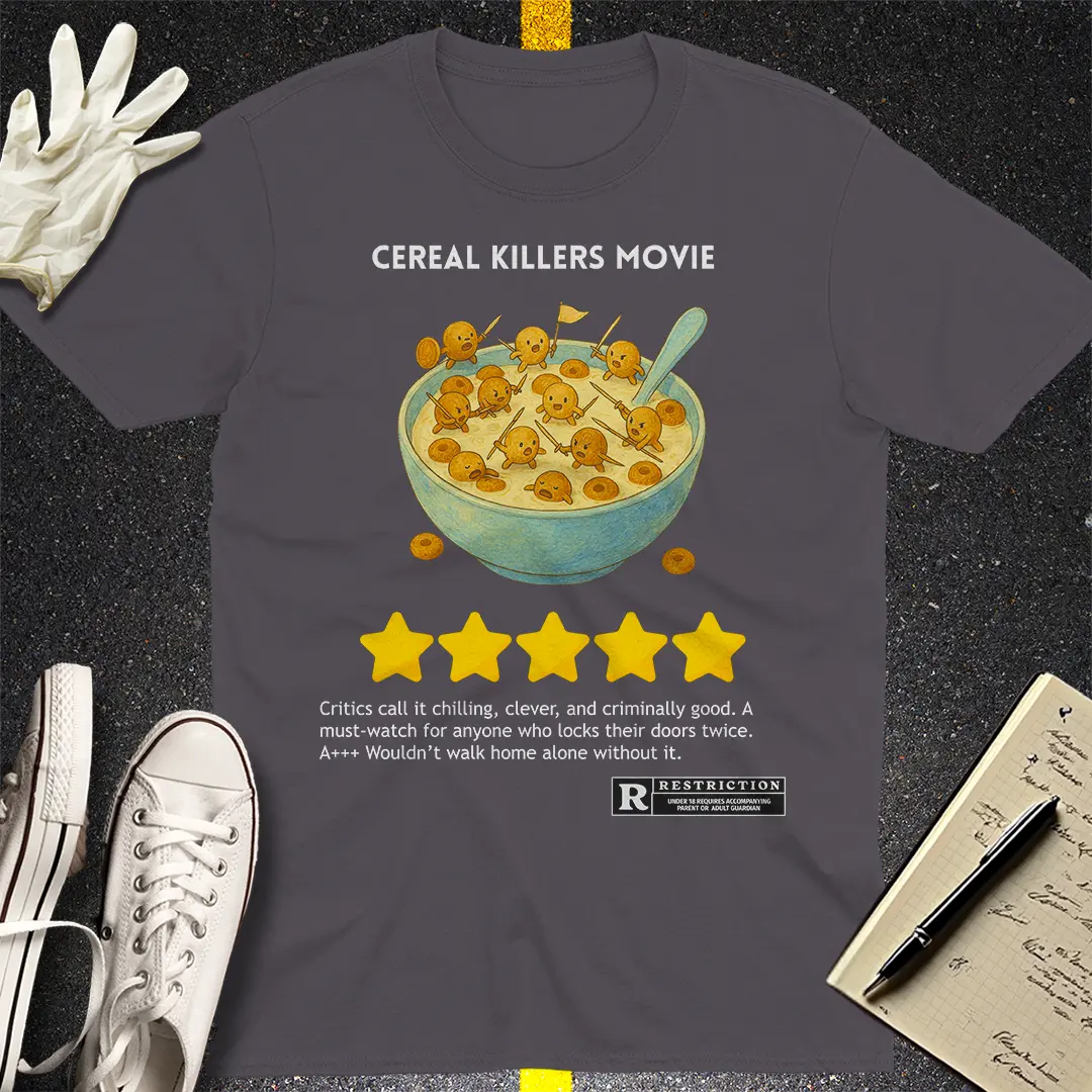 Cereal Warfare T-Shirt - Charcoal