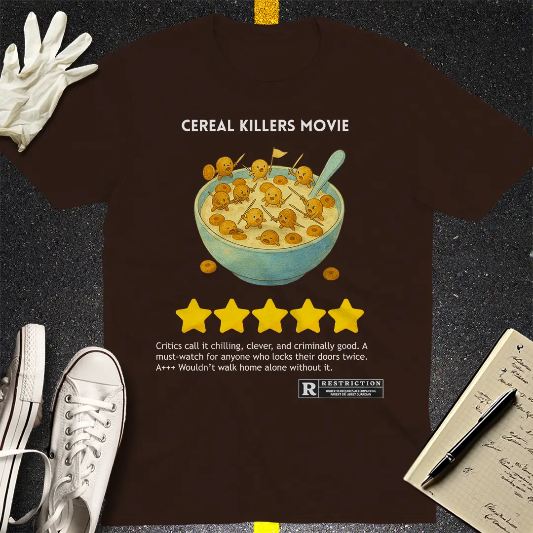 Cereal Warfare T-Shirt - Dark Chocolate