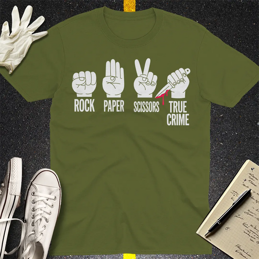 True Crime Twist T-Shirt - Military Green