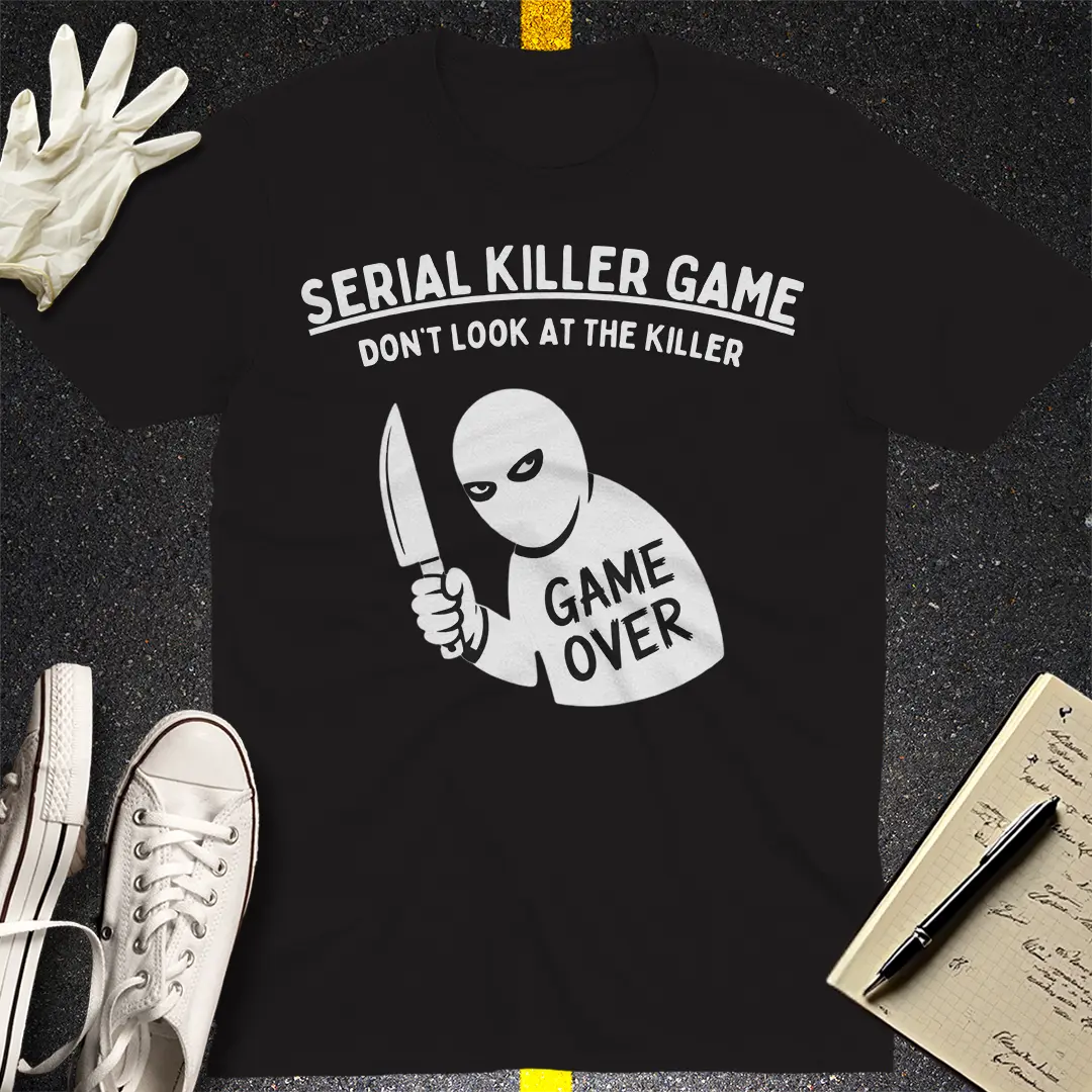 Game Over Masked Villain T-Shirt - Black