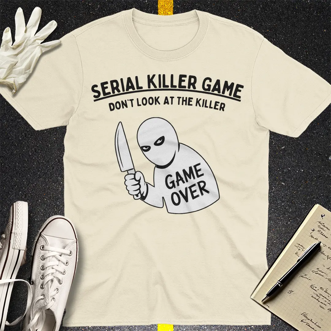 Game Over Masked Villain T-Shirt - Natural