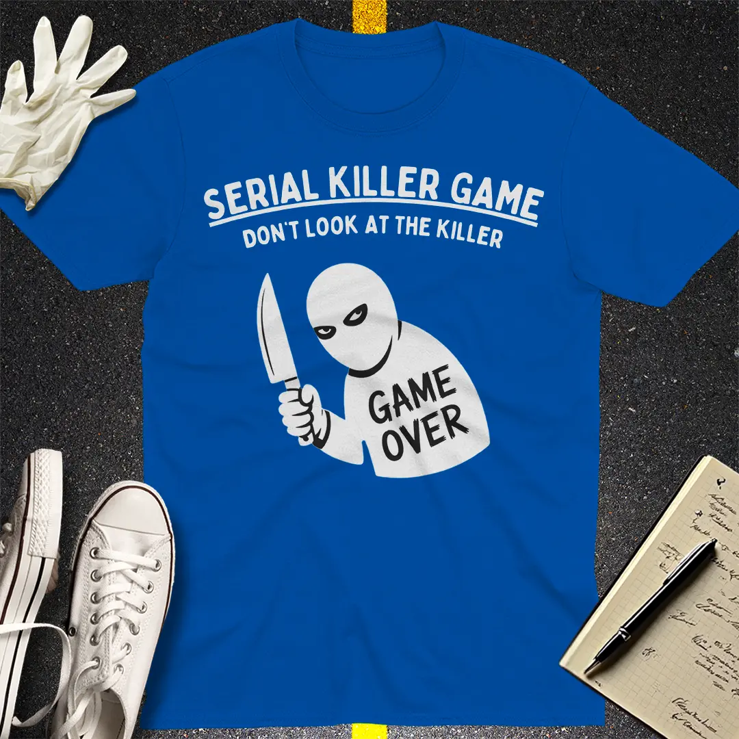 Game Over Masked Villain T-Shirt - Royal