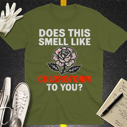 Chloroform Rose T-Shirt - Military Green