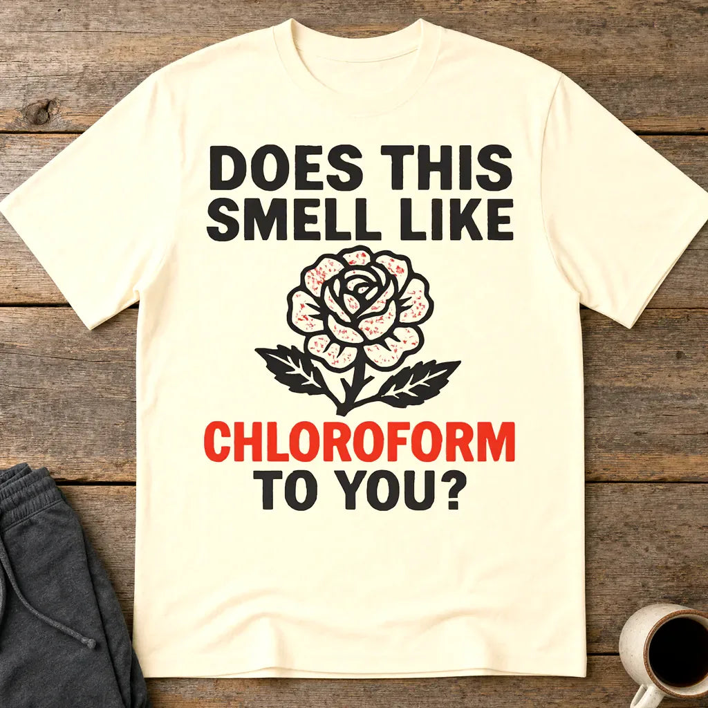 Chloroform Rose T-Shirt - Natural