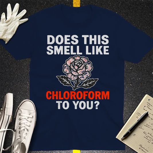 Chloroform Rose T-Shirt - Navy