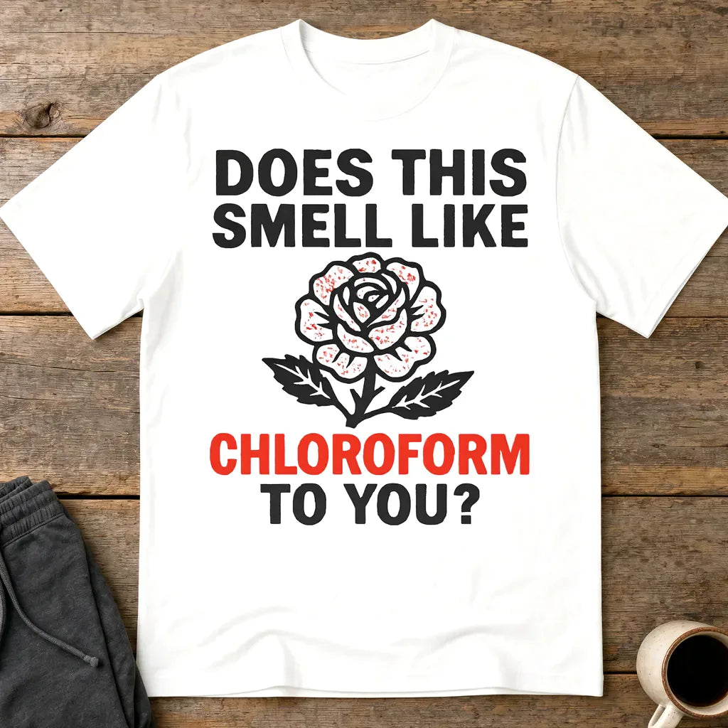 Chloroform Rose T-Shirt - White