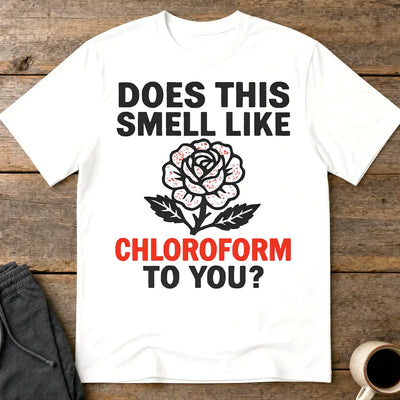 Chloroform Rose T-Shirt - White