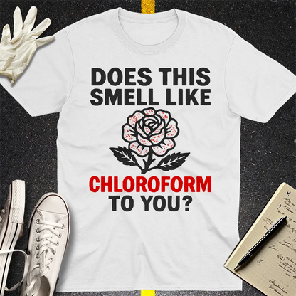Chloroform Rose T-Shirt - White
