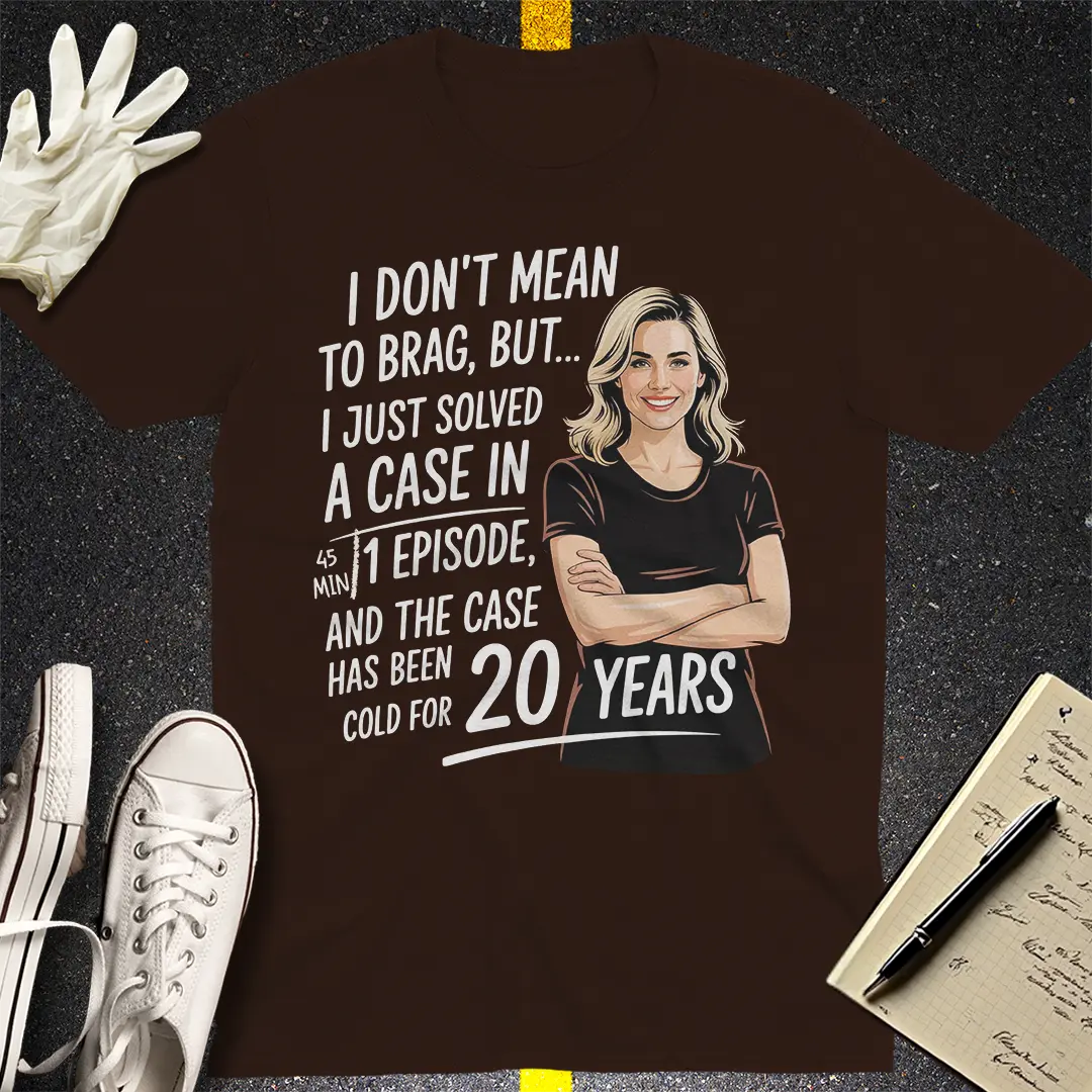 Solved in One Episode T-Shirt - Dark Chocolate