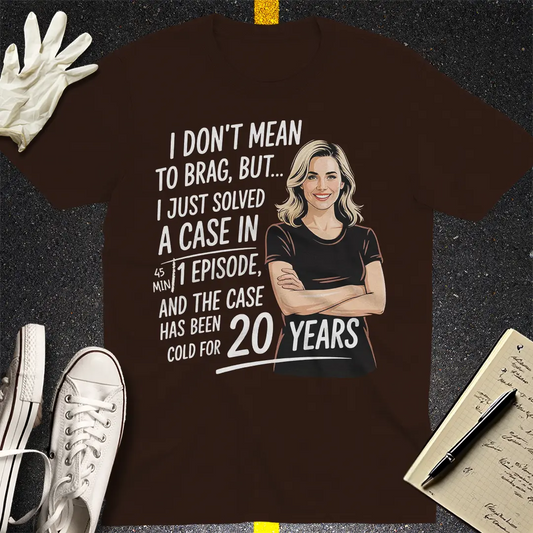 Solved in One Episode T-Shirt - Dark Chocolate