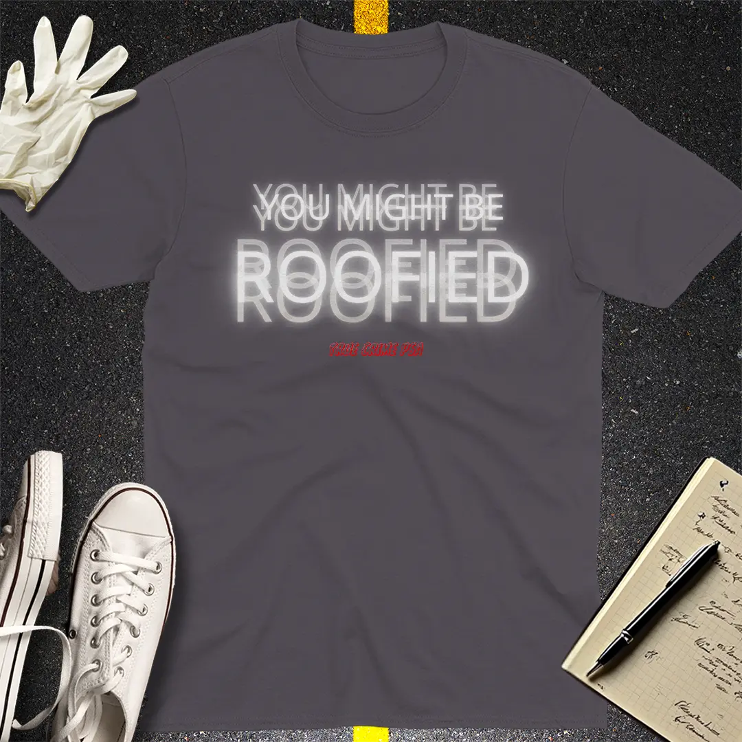 You Might Be Roofied T-Shirt - Charcoal