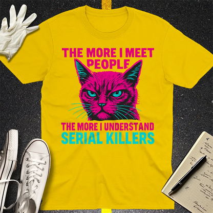 Serial Killer Cat T-Shirt - Daisy