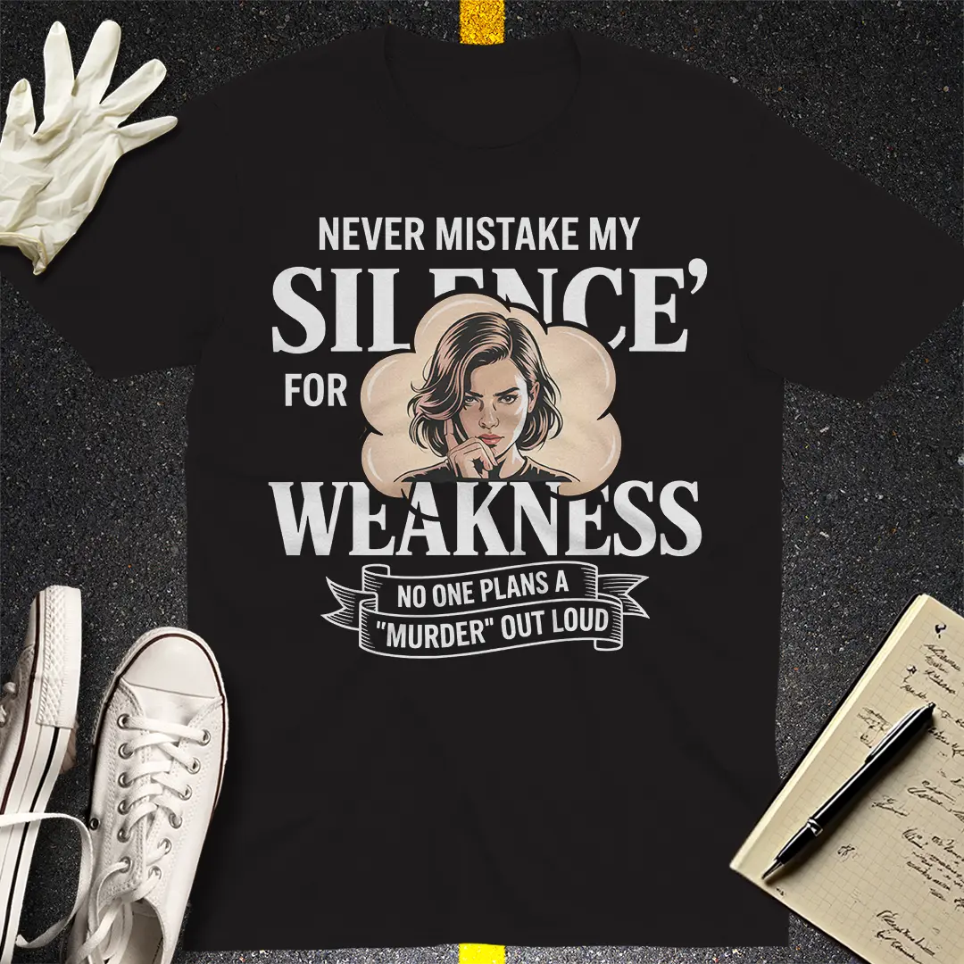 Silence Is Power T-Shirt - Black