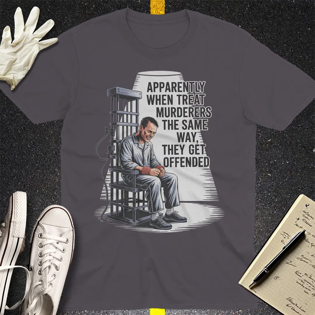Offended Murderers T-Shirt - Charcoal