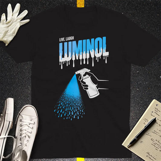 Let’s Glow Luminol T-Shirt - Black