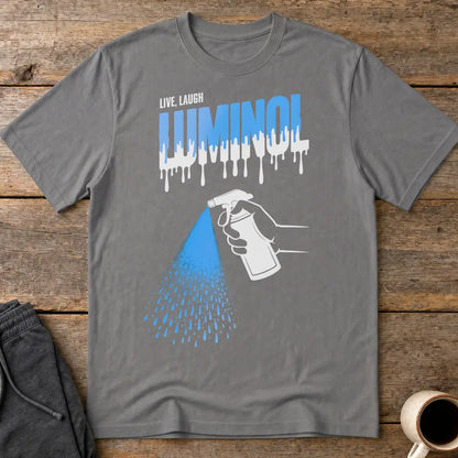 Let’s Glow Luminol T-Shirt - Charcoal