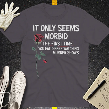 Murder Show Dinner T-Shirt - Charcoal