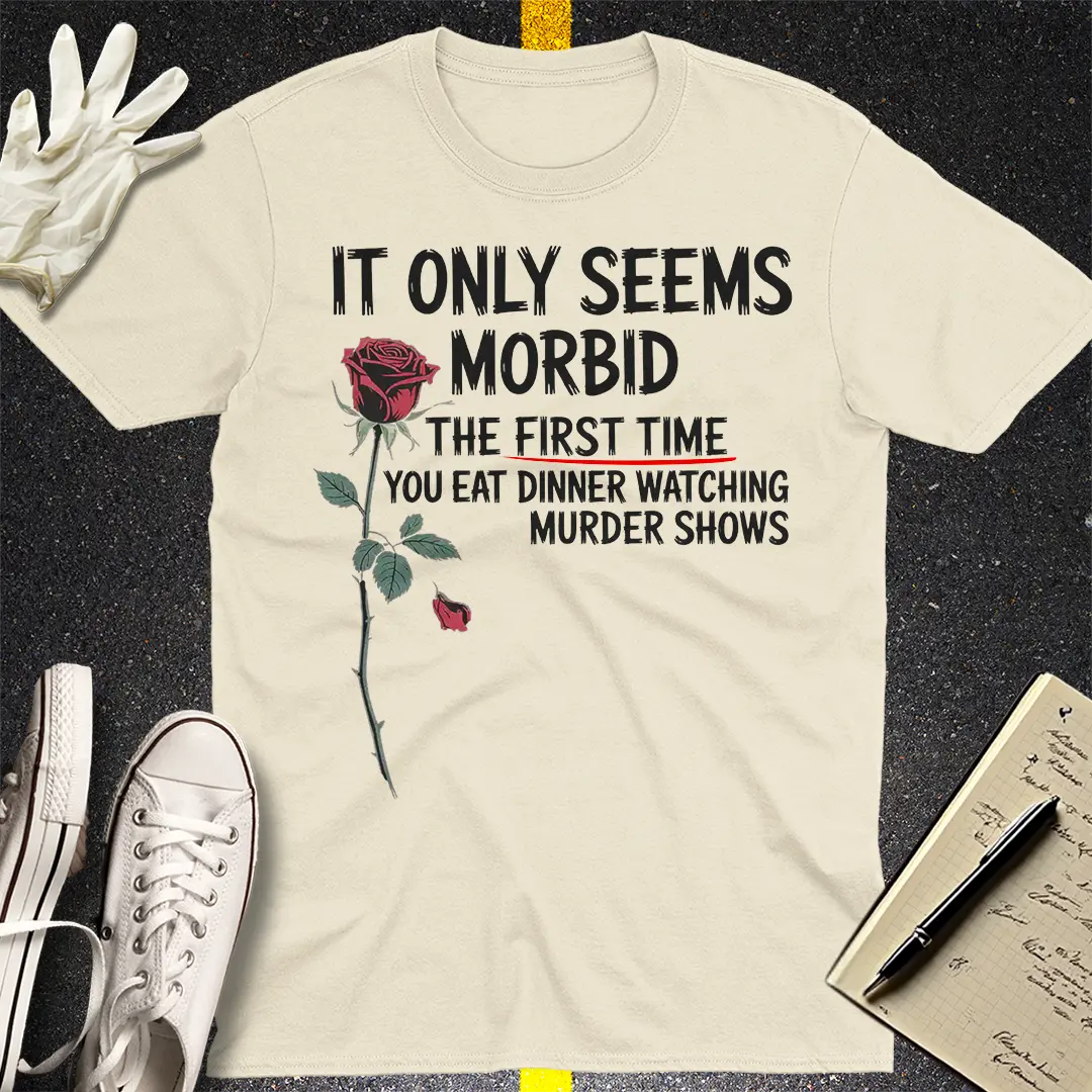 Murder Show Dinner T-Shirt - Natural