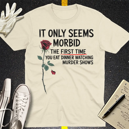 Murder Show Dinner T-Shirt - Natural